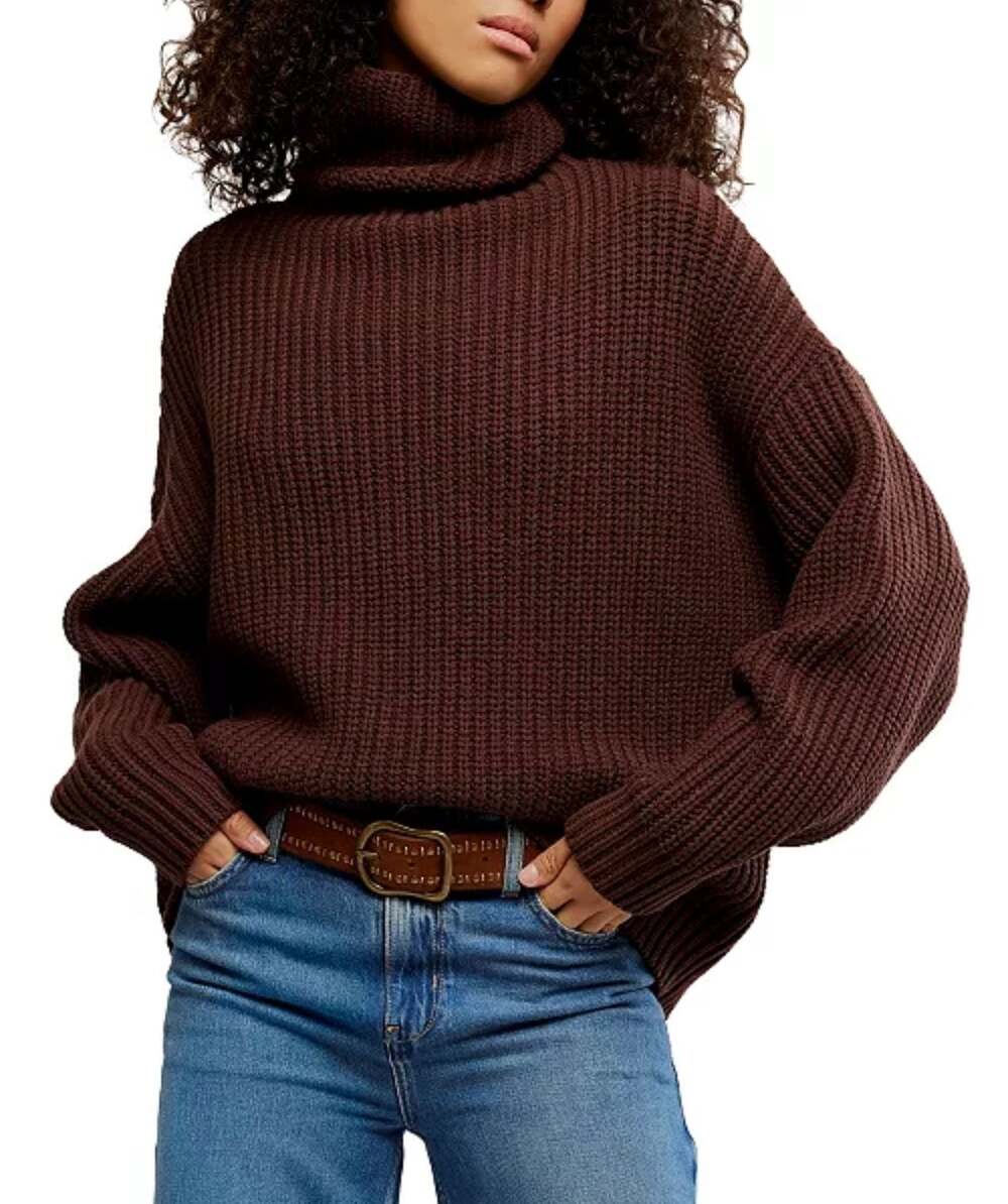 NWT Free People Women's Swim Too Deep Oversized Sweater M